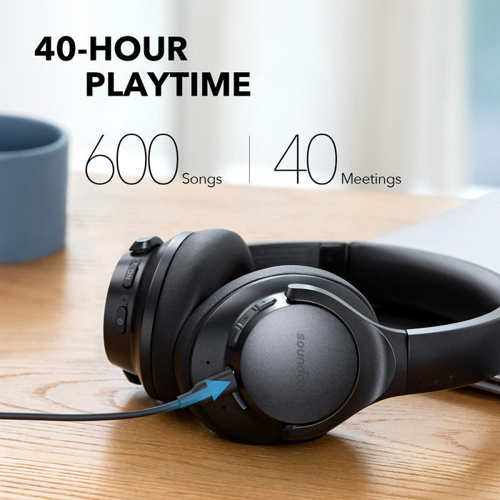 soundcore headphones with 40-hour playtime for music