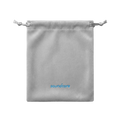 Light Grey Premium Velvet Pouch｜Eco-friendly and tough