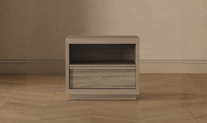 Manhattan Comfort Navis Wooden Nightstand-Jennifer Furniture