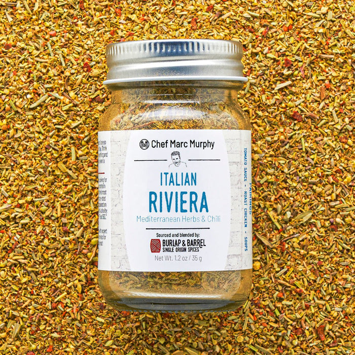 Marc Murphy Italian Riviera Spice Blend with Burlap & Barrel