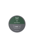 A container of Matterial Finishing Clay with the label showing the product name and the text 'High Hold & Matte Finish'.
