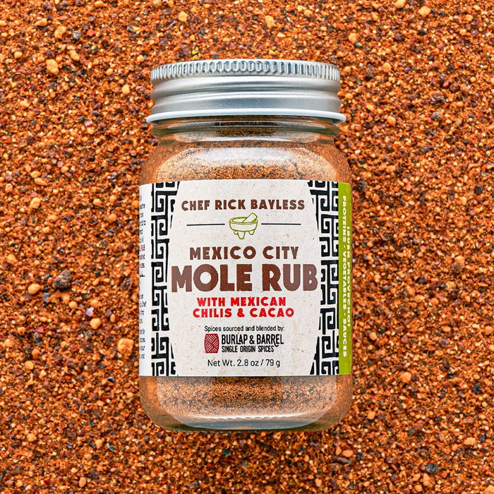 Mexico City Mole Rub by Chef Rick Bayless and Burlap & Barre;