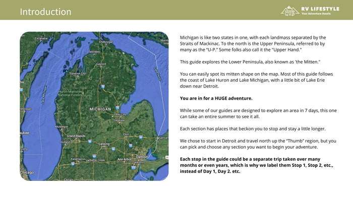 Michigan's Lower Peninsula 7-Stop Adventure Guide