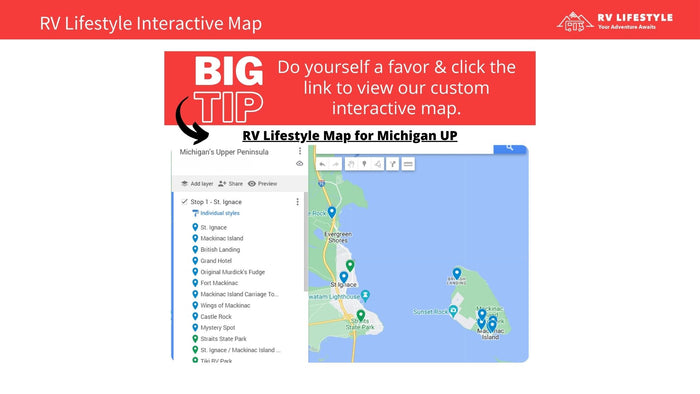 Michigan's Upper Peninsula RV Adventure Guide: 7-Stop Itinerary with Campgrounds and Must-See Stops