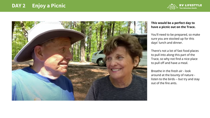 Natchez Trace 7-Day Adventure Guide
