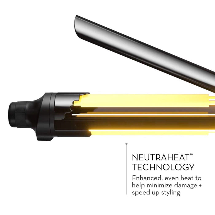 The Neuro Curl+ features NeutraHeat technology for enhanced, even heat that minimizes damage and speeds up styling.