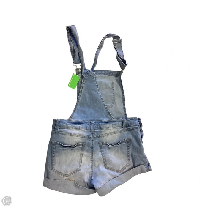 Overalls By Wax Jean In Blue Denim, Size: S
