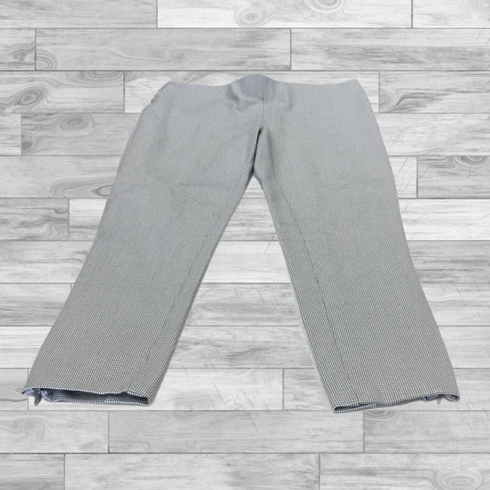Pants Ankle By Loft In Grey White, Size: 4