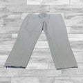 Pants Ankle By Loft In Grey White, Size: 4