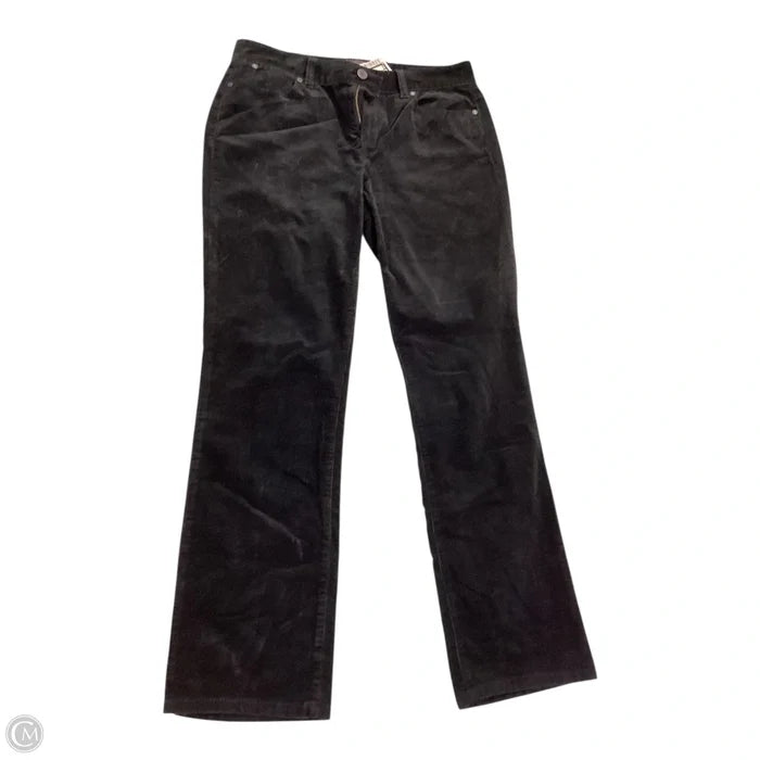 Pants Corduroy By Talbots In Black, Size: 10p