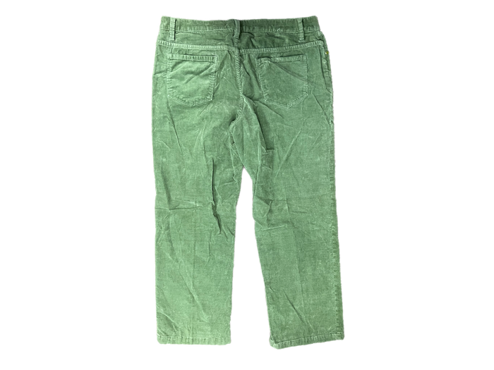 Pants Corduroy By Talbots In Green, Size: 14