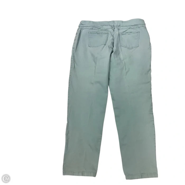Pants Cropped By Clothes Mentor In Green, Size: 1x
