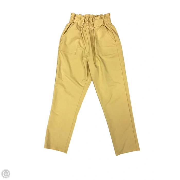 Pants Cropped By Grace Karin In Yellow, Size: M