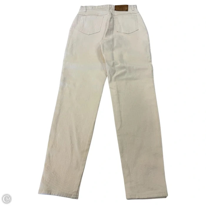 Pants Cropped By Moda Intl In Cream, Size: 12