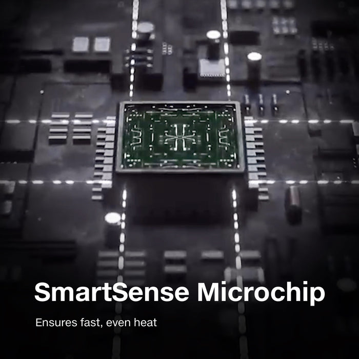 Paul Mitchell tools have a SmartSense microchip for even heat.