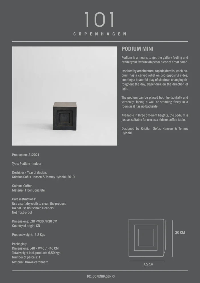 Podium, Mini - Coffee Table 101 Copenhagen