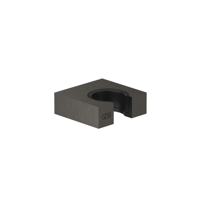 Rettangolo Handshower Hook- 20157 Bathroom Accessories GESSI Black Metal Brushed PVD