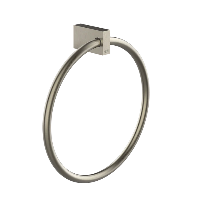 Rettangolo Towel Ring - 20909 Bathroom Accessories GESSI Finox Brushed Nickel
