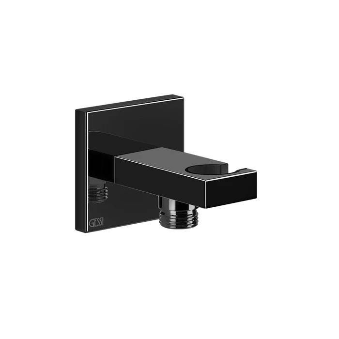Rettangolo Water Outlet - 20161 Bathroom Accessories GESSI Black Metal PVD