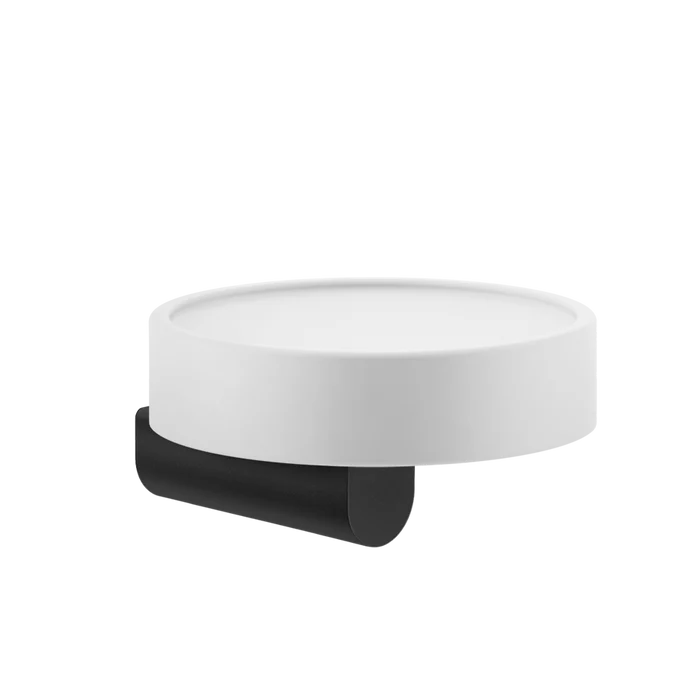 Rilievo Soap Holder - 59501 Bathroom Accessories GESSI Matte Black