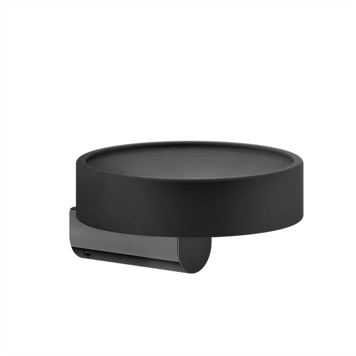 Rilievo Soap Holder - 59502 Bathroom Accessories GESSI Black Metal PVD
