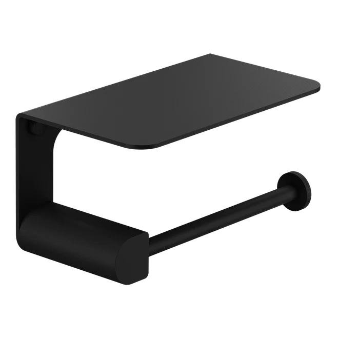 Rilievo Tissue Holder With Cover - 59449 Bathroom Accessories GESSI Matte Black