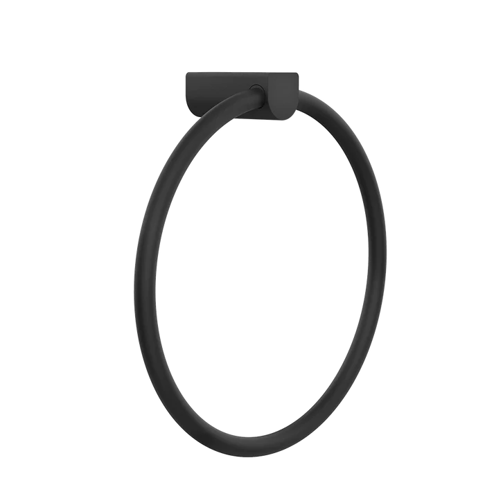 Rilievo Towel Ring - 59509 Bathroom Accessories GESSI Matte Black