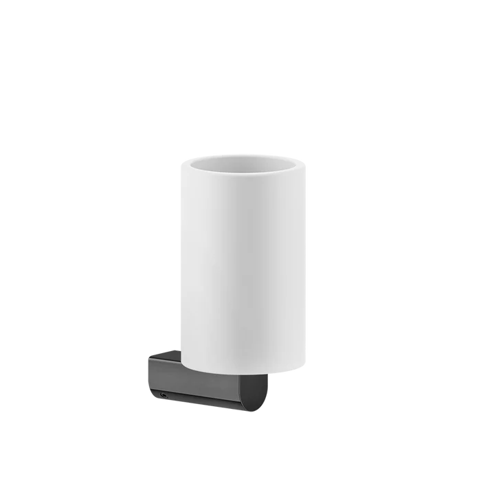 Rilievo Tumbler Holder - 59507 Bathroom Accessories GESSI Black Metal PVD