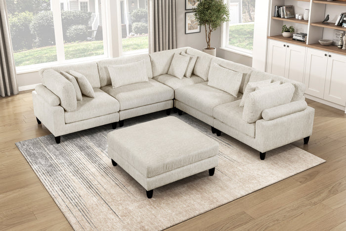 Robstown Beige Modular Sectional Collection