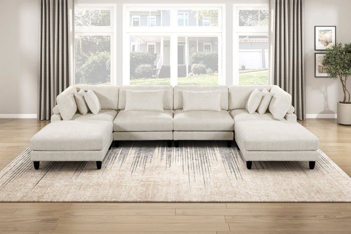Robstown Beige Modular Sectional Collection