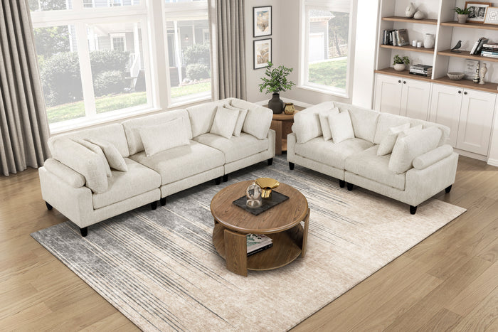 Robstown Beige Modular Sectional Collection