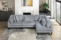 Robstown Grey Corduroy Modular Sectional Collection