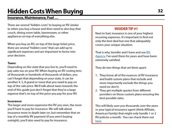 RV Buying Secrets: The Smart Buyer's Guide to Avoiding Costly Mistakes