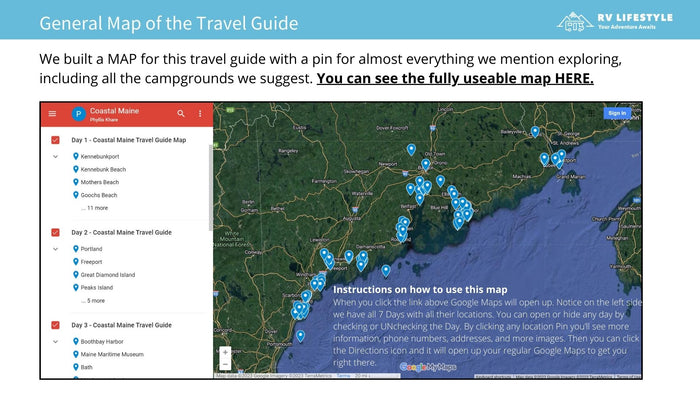 RV Lifestyle Guide to Coastal Maine: A 7-Day RV Adventure Along the Rocky Coast, Acadia, and Beyond
