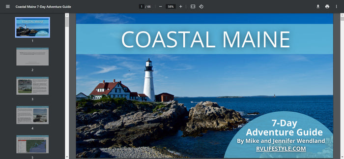 RV Lifestyle Guide to Coastal Maine: A 7-Day RV Adventure Along the Rocky Coast, Acadia, and Beyond