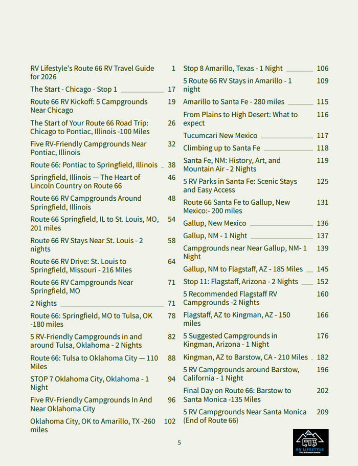 RV Lifestyle Guide to Route 66: The Centennial Edition (2026)