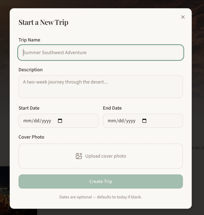 RV Lifestyle Road Journal - Digital Travel Diary for RVers