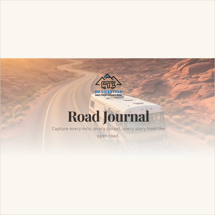 RV Lifestyle Road Journal - Digital Travel Diary for RVers