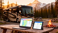 RV Lifestyle Trip Dashboard - Web App for RV Route Planning, Budgeting, and Campground Tracking