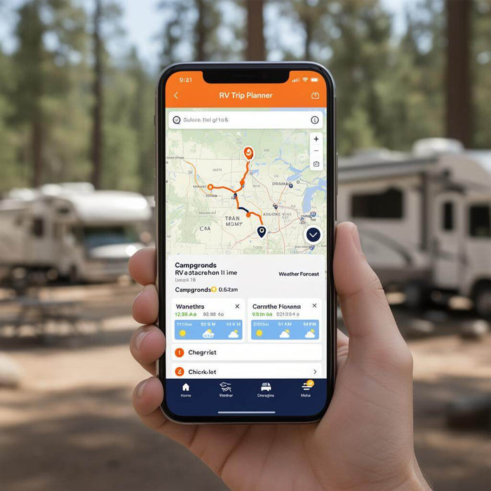RV Lifestyle Trip Dashboard - Web App for RV Route Planning, Budgeting, and Campground Tracking