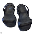 Sandals Flats By Crocs In Black, Size: 6