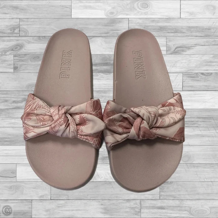 Sandals Flats By Pink In Pink, Size: 10
