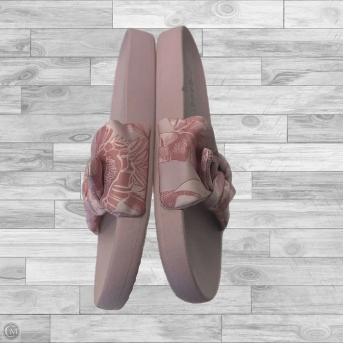 Sandals Flats By Pink In Pink, Size: 10