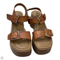 Sandals Heels Platform By No Boundaries In Brown, Size: 8.5