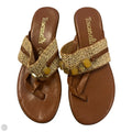Sandals Heels Wedge By Toscanella In Brown, Size: 6.5