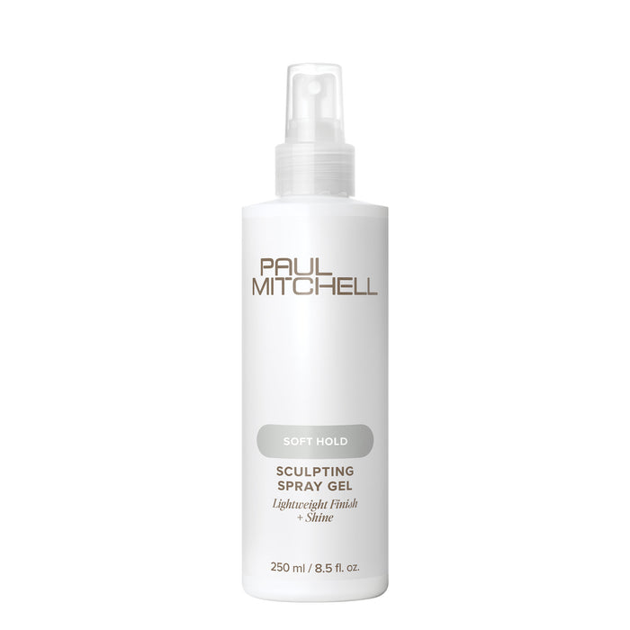 Paul Mitchell Sculpting Spray Gel is a flexible-hold spray gel that creates natural-looking styles with body, control and shine.