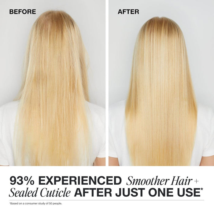 Paul Mitchell Sealing Rinse before & after comparison with claim