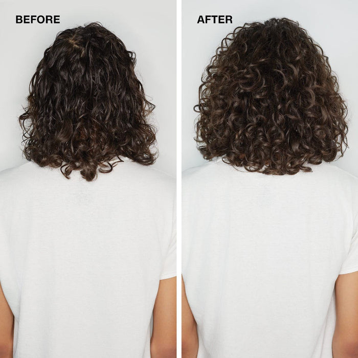 Before and after comparison when using Paul Mitchell Classic Collection