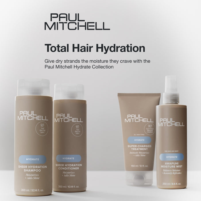 Artistic image of Paul Mitchell Sheer Hydration Collection