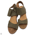 Shoes Heels Block By Cushionaire In Green, Size: 10